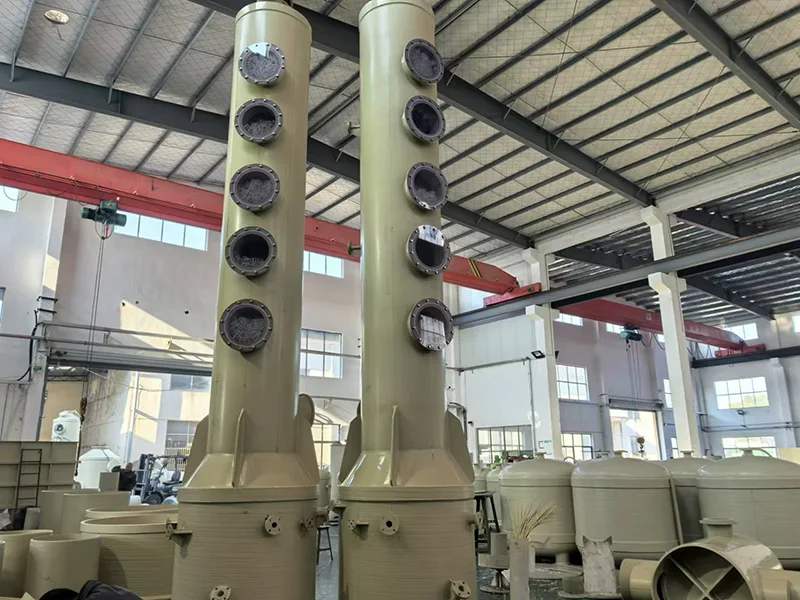 Полипропиленовая башня для поглощения выхлопных газов